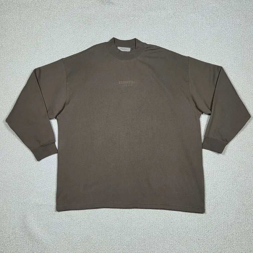 [BUNJANG] Fear of God Essentials Front Logo Mock Neck Sweatshirt XL / [피어오브갓 에센셜] 프론트 로고 모크넥 맨투맨 | A00478