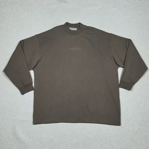 [BUNJANG] Fear of God Essentials Front Logo Mock Neck Sweatshirt XL / [피어오브갓 에센셜] 프론트 로고 모크넥 맨투맨 | A00478