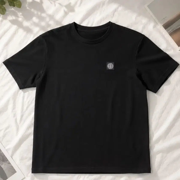 [BUNJANG] Stone Island Short Sleeve T-Shirt Black / 스톤아일랜드 반팔티 블랙