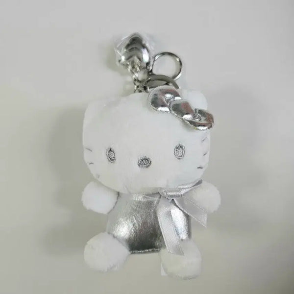[BUNJANG] Sanrio Hello Kitty Plush Charm Silver / 산리오 헬로키티 인형 키링 실버