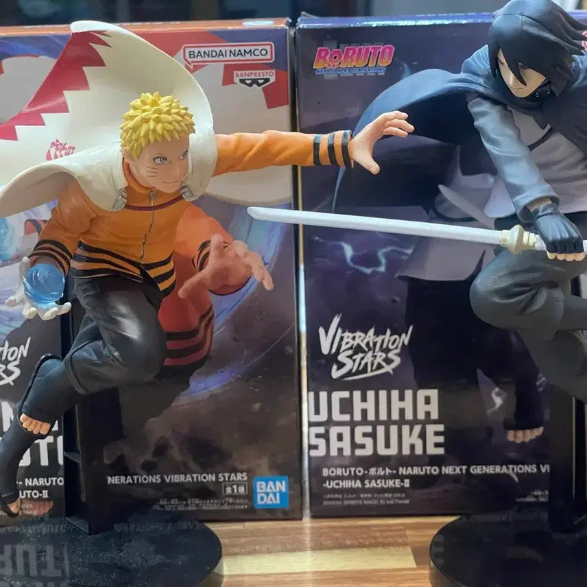 [BUNJANG] Bandai Naruto Uzumaki & Sasuke Uchiha VIBRATION STARS Figure Set / 보루토 우즈마키 나루토 / 우치하 사스케 피규어 세트