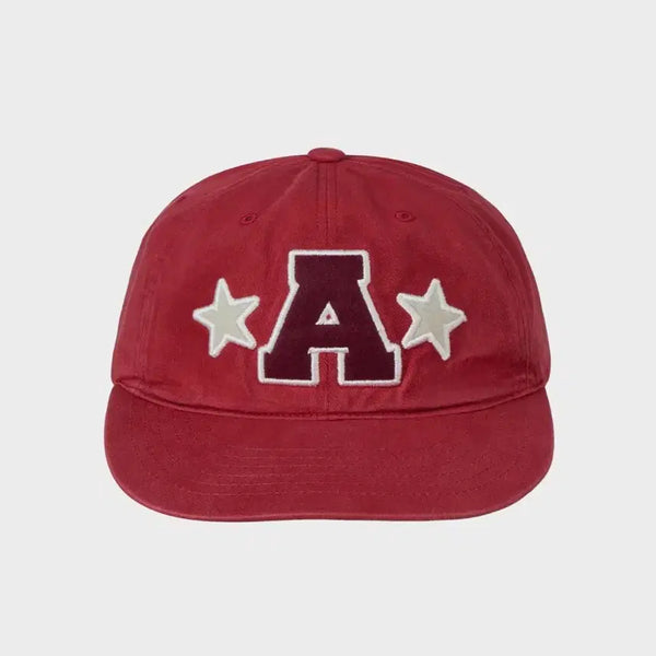 [BUNJANG] AEAE Washed Capital Logo Cap Red / aeae 워시드 캐피탈 로고 캡 레드 빈티지 아메카지 스트릿 와투케 키치 프레피 y2k