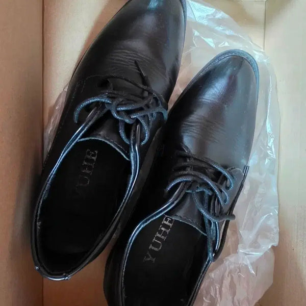 [BUNJANG] Men's Black Dress Shoes - Size 240 / 240 정장 구두 검정색 판매합니다 7월 10일까지 구매 시 반택포
