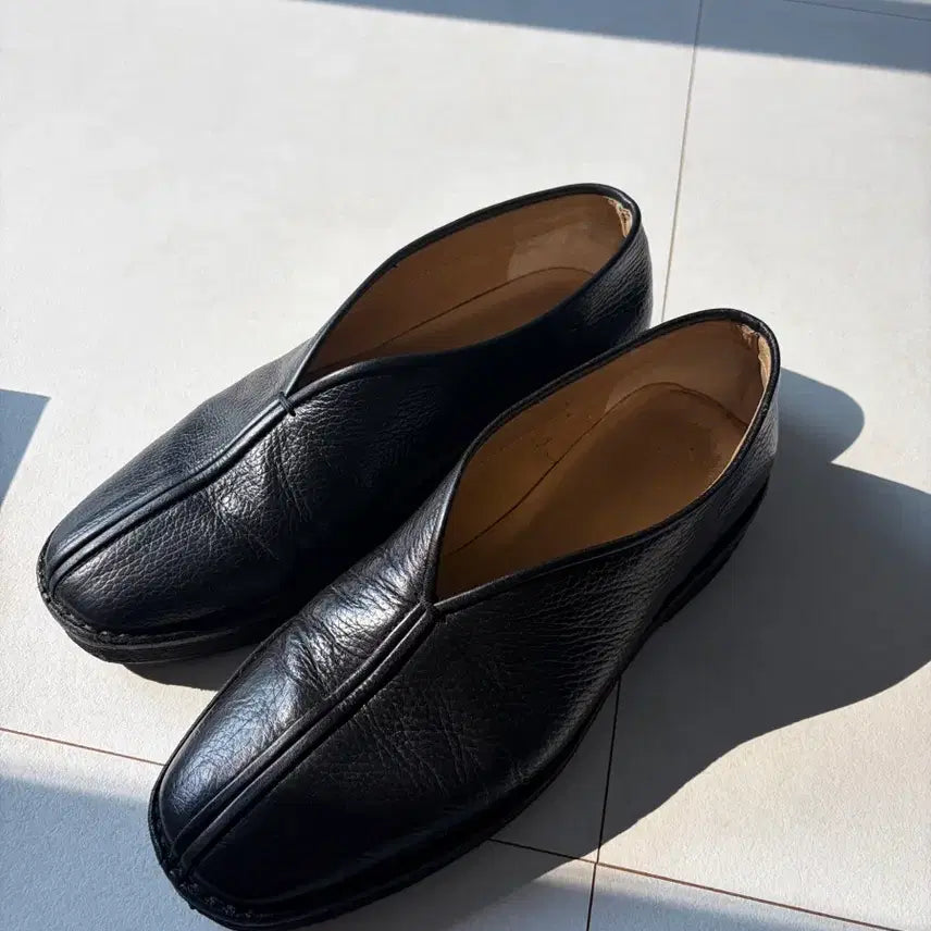 [BUNJANG] Lemaire Chinese Loafer Black Leather Size 40 (260mm) / 르메르 차이니즈 로퍼 260