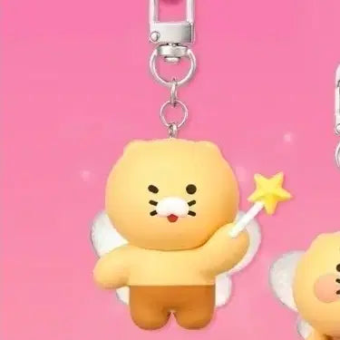 [BUNJANG] Hollys Fairy Chun-sik Keyring with Fairy Wand / 할리스 요정 춘식이 키링(요정봉)