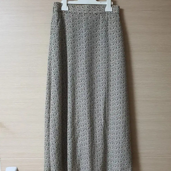 [BUNJANG] Leopard Pattern Long Skirt / 레오파드 패턴 롱 스커트