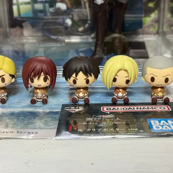 [BUNJANG] Attack on Titan Ichiban Kuji Chokonokko 5 Figure Set (Beast Titan Arc) / 진격의거인 이치방쿠지 초코노코 5종세트(짐승거인편)