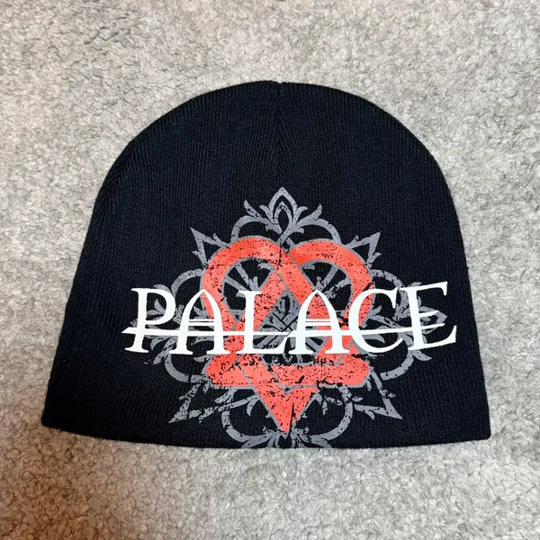 [BUNJANG] Palace x HMGRAM Nine Beanie Black / 팔라스 x 힘 그램 나인 비니 블랙