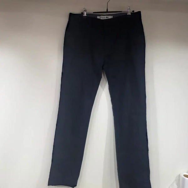 [BUNJANG] Lacoste Slim Fit Navy Pants 32 Inch / 라코스테 슬림핏 네이비 팬츠 32인치