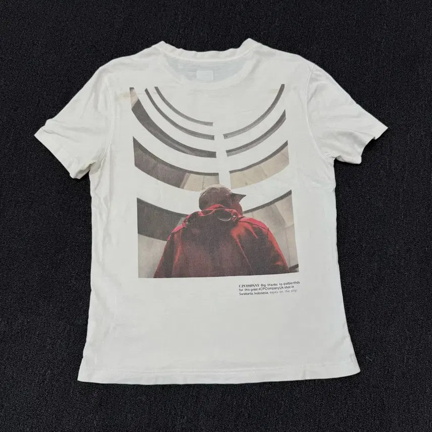 [BUNJANG] CP Company Printed Short Sleeve T-Shirt / CP컴퍼니 프린팅 반팔 티셔츠