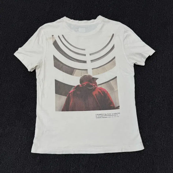 [BUNJANG] CP Company Printed Short Sleeve T-Shirt / CP컴퍼니 프린팅 반팔 티셔츠