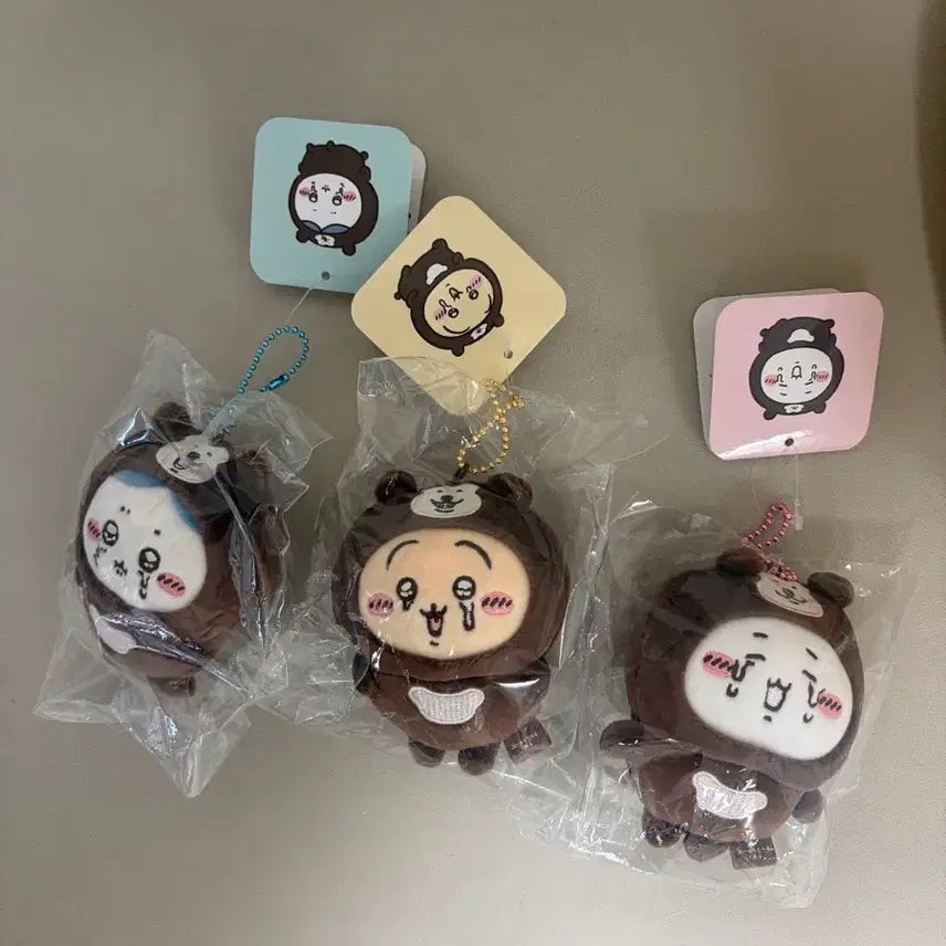 [BUNJANG] Chiikawa Malley Bear 3종 Set (Sealed) / 치이카와 말레이곰 3종 미개봉 새상품 세트