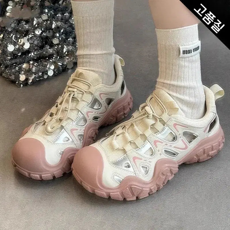[BUNJANG] Women's Cushion Running Sneakers / 여성 아웃도어 운동화 쿠션 러닝 스니커즈