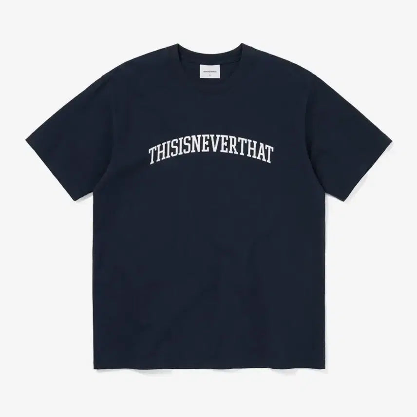 [BUNJANG] thisisneverthat Arch-Logo Tee Navy (Size M) / 디스이즈네버댓 네이비 반팔티 Arch-Logo Tee Navy