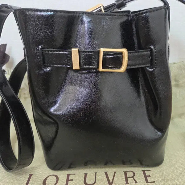 [BUNJANG] L'EAU DUER Sac Senteur Small Black Bucket Bag / 루에브르 삭드생뛰  스몰  블랙 버킷백