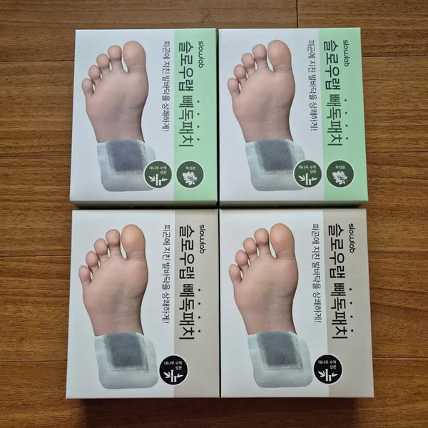 [BUNJANG] Slowlab Detox Patch 200 Patches (Unscented & Mugwort) / 슬로우랩 빼독패치 50매 x4개(새것)