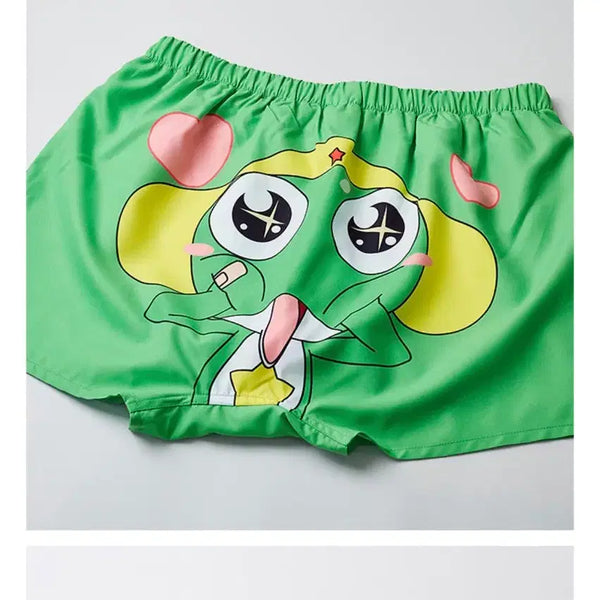 [BUNJANG] SPAO Keroro Half Pants Pajamas / 스파오 케로로 하프팬츠 스파오 케로로 잠옷