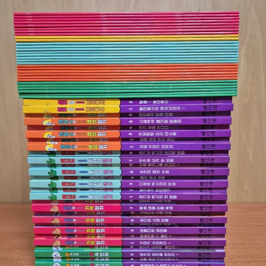 [BUNJANG] LINE FRIENDS Vocabulary Dang Dang (60 Volumes) - New Condition / 라인프렌즈 어휘당당(전60권,본책구성완벽,새책수준)