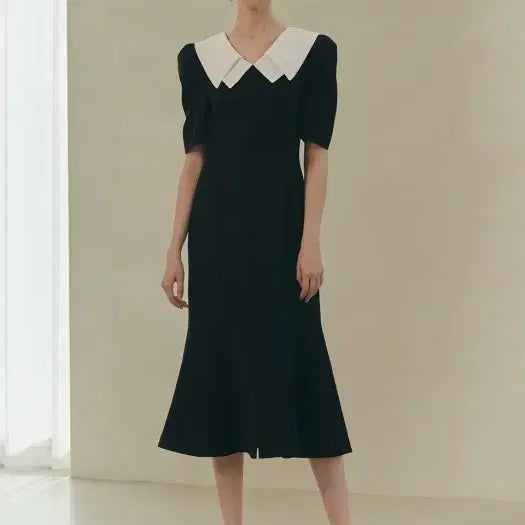 [BUNJANG] Es Blanc Black Dress / 에스블랑 블랙 원피스 하객 예복 돌잔치 상견례 피로연 2부드레스 셀프웨딩