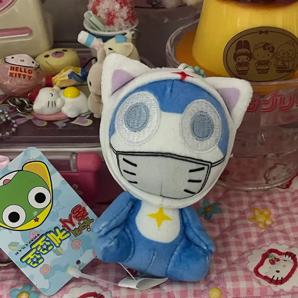 [BUNJANG] Neko Dororo Cat Plush Keychain / 네코 고양이 도로로 인형 키링 개구리중사 케로로