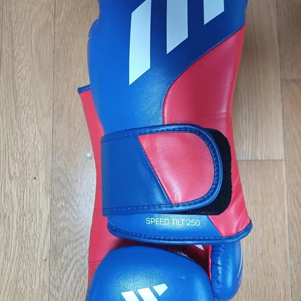 [BUNJANG] Adidas Speed Tilt 250 Boxing Gloves Blue/Red / 아디다스 복싱 글러브 스피드 틸트 250 블루/레드
