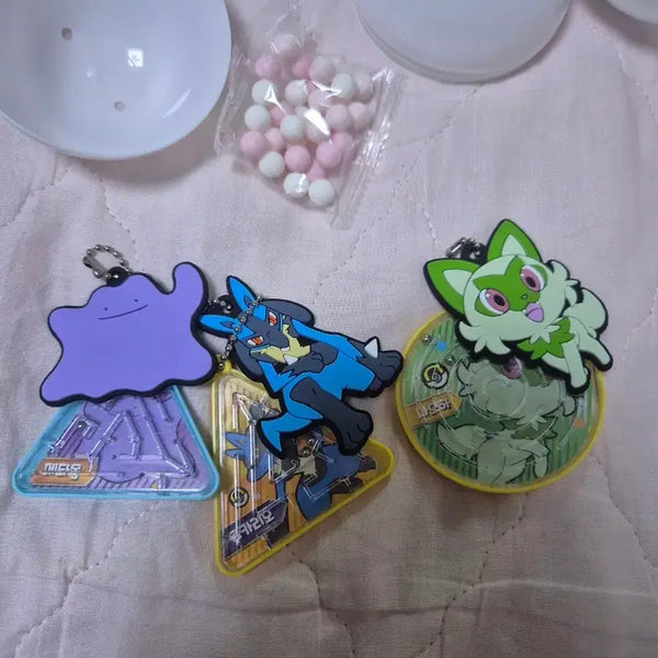 [BUNJANG] Pokemon Mystery Labyrinth Keyring - Ditto, Lucario, Sprigatito / 포켓몬스터 가챠  키링 미로 메타몽,루카리오,나오하 판매