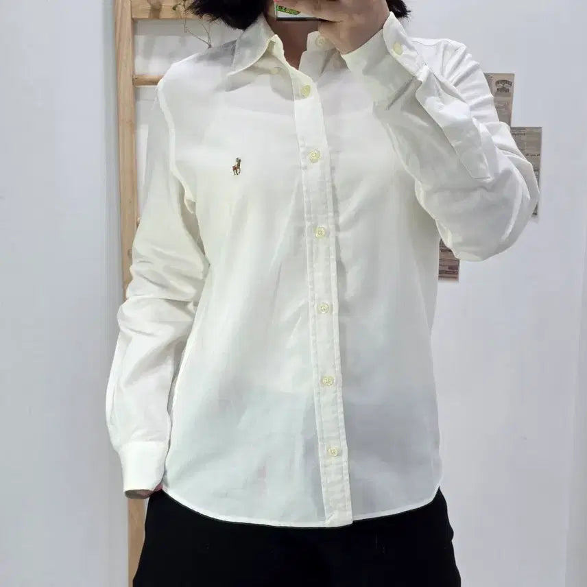 [BUNJANG] Polo Sport Slim Fit Shirt Cream Ivory (Size 9) / [프립]9/폴로 스포츠 슬림핏 셔츠 크림아이보리