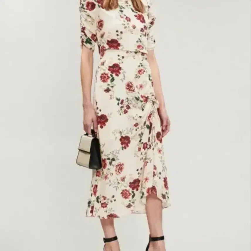 [BUNJANG] Maje Floral Pattern Long Dress / 마쥬 플라워 원피스 (50만원대 구입) 한섬 타임 산드로 짐머만