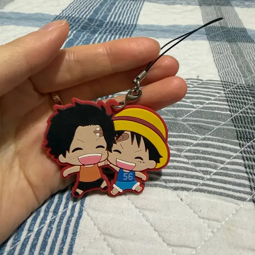 [BUNJANG] One Piece Luffy & Ace Keychain Gacha / 원피스 루피 에이스 키링 가챠