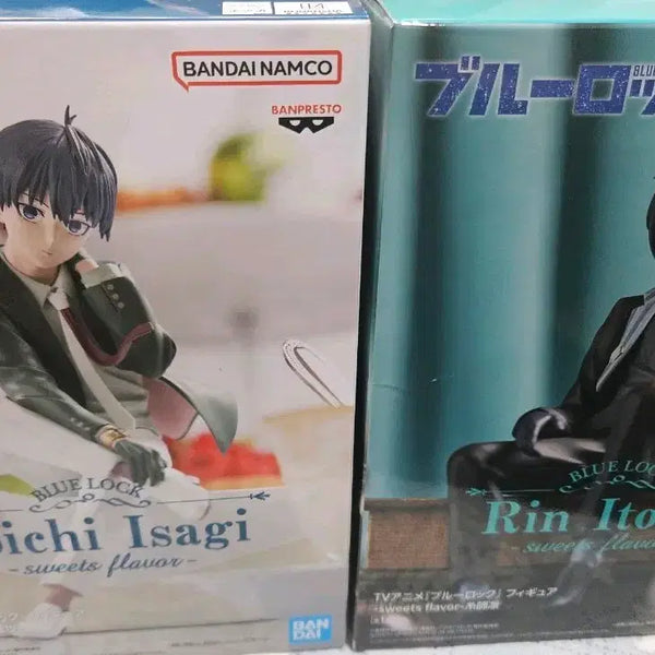 [BUNJANG] Blue Lock Bundle Rin Itoshi & Yoichi Isagi Sweets Flavor Figure / 블루록 일괄 린 이사기 sweets flavor 스위츠 피규어