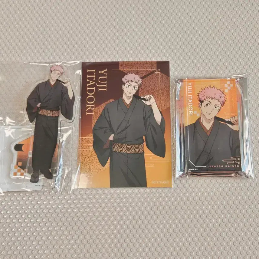 [BUNJANG] Jujutsu Kaisen Yuji Itadori Tsutaya Collaboration Acrylic Stand Set / 일괄) 주술회전 츠타야 아크릴 스탠드 흑섬 룰렛 2등 블록 이타도리 유지
