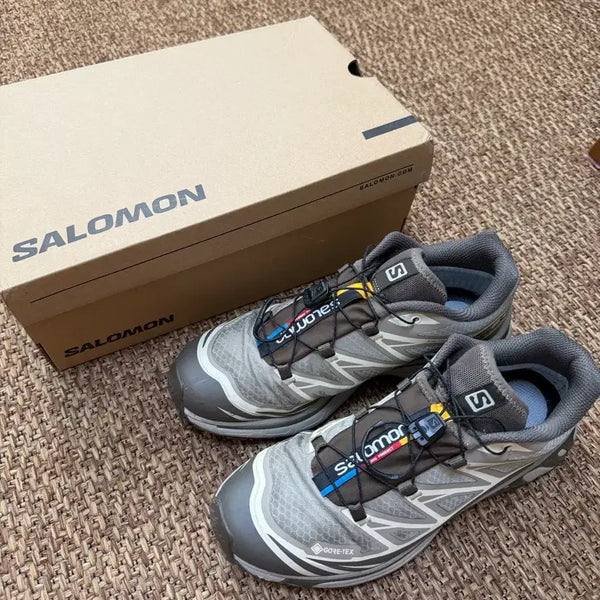 [BUNJANG] Salomon XT-6 GORE-TEX Vintage Khaki Sneakers (250) / 살로몬 XT-6 고어텍스 빈티지 카키 250
