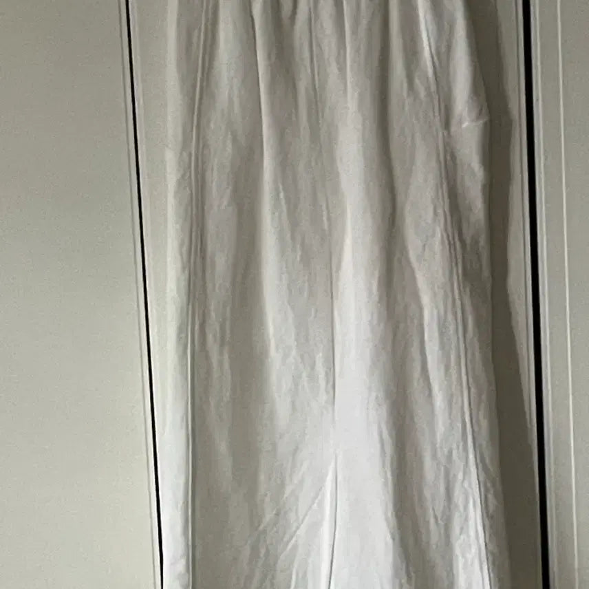 [BUNJANG] Linen Blend Long Skirt / 린넨라이트치마