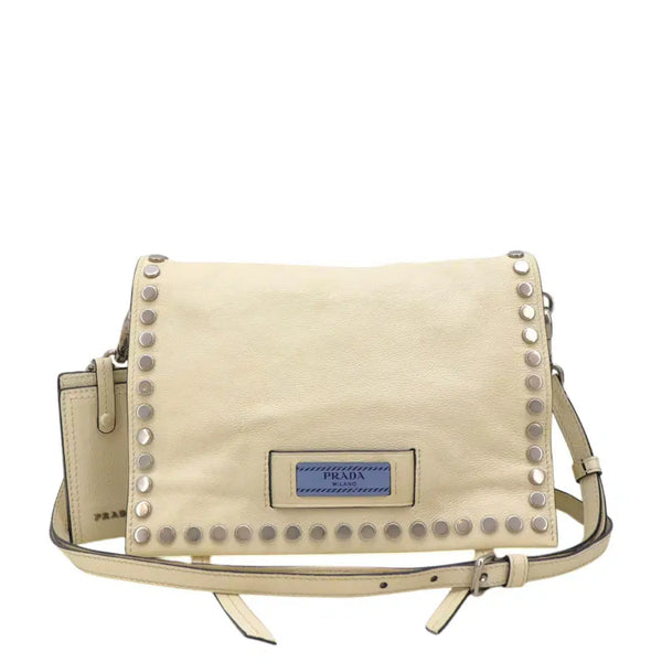 [BUNJANG] Prada 1BD082 Etiquette Studded Bag / [착한중고명품부산점] 프라다 1BD082 에티켓 스터드백 상태 A-
