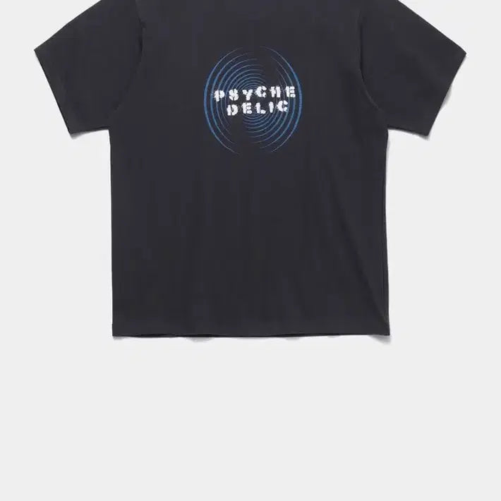 [BUNJANG] Hatching Room Psychedelic Short Sleeve T-Shirt Charcoal / [4] 해칭룸 사이키델릭 반팔 티셔츠 차콜