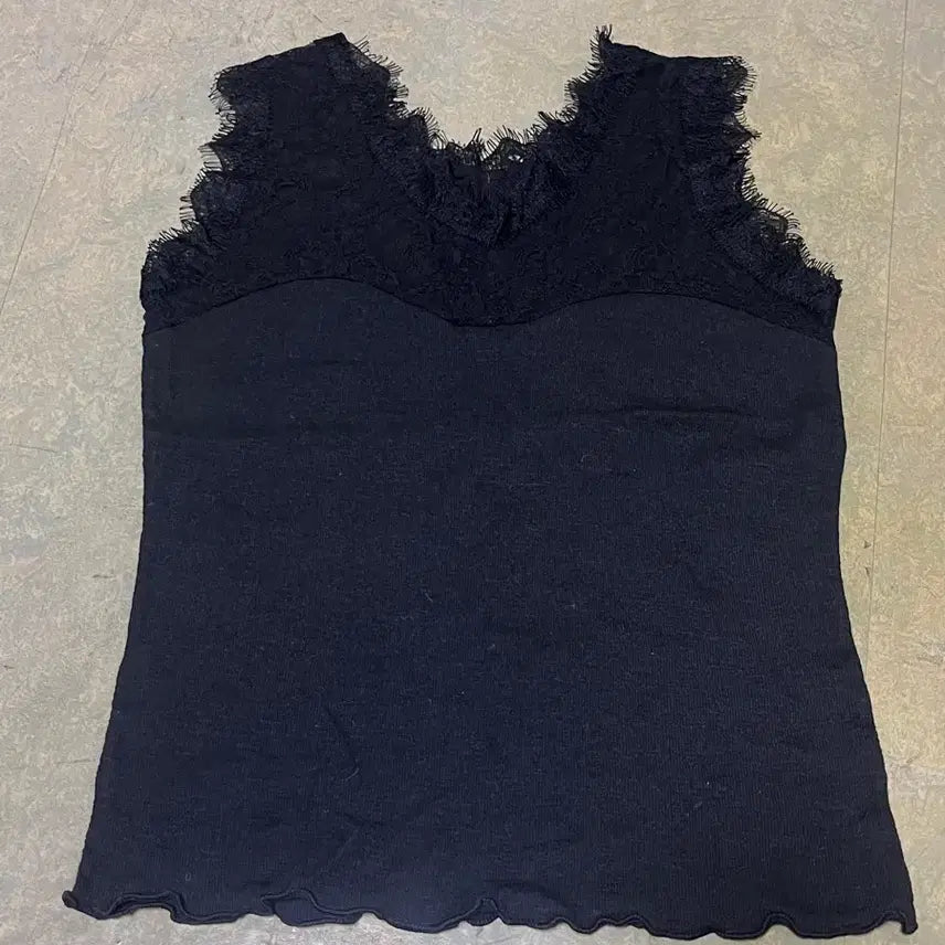 [BUNJANG] Lace Off-Shoulder Cardigan Set / 레이스나시 오프숄더가디건 세트 나시가디건세트 클럽룩 데이트룩