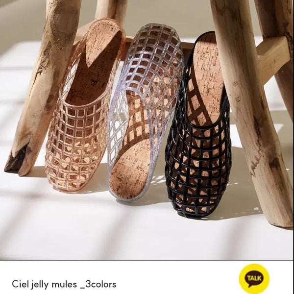 [BUNJANG] Jelly Mule Sandals / 젤리뮬
