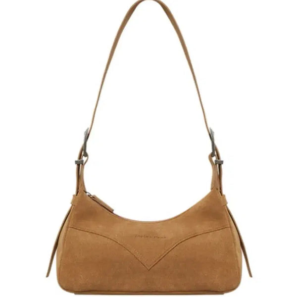 [BUNJANG] Instant Funk Western Hobo Bag Brown Suede / 인스턴트펑크 웨스턴 호보백