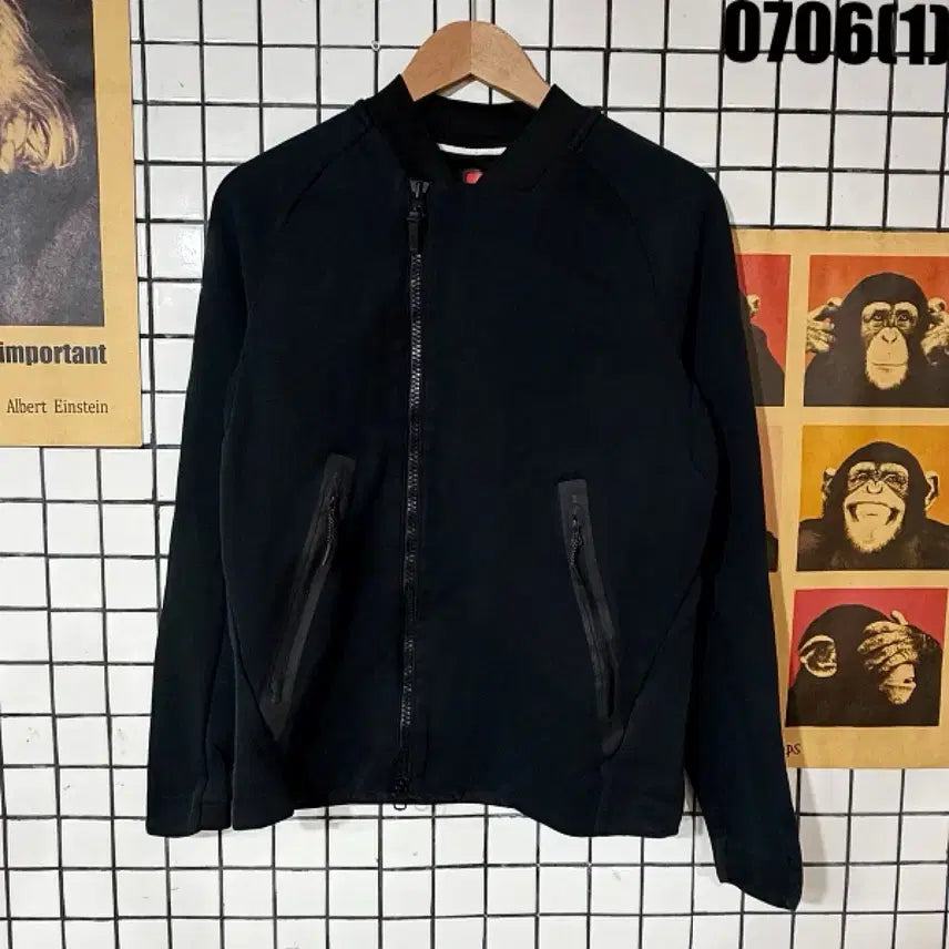 [BUNJANG] Nike Tech Fleece Zip-Up Jacket Black / 나이키 테크팩 플리스 집업 자켓 블랙 S