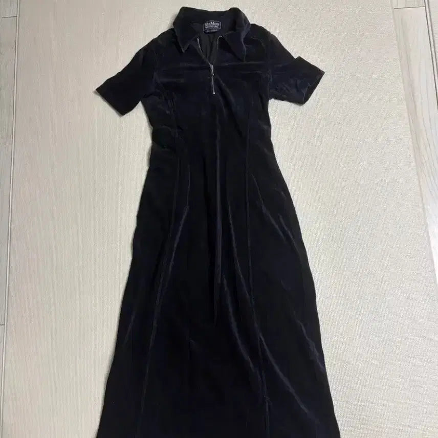 [BUNJANG] Max Mara Short Sleeve Navy Dress / 막스마라 반팔 원피스