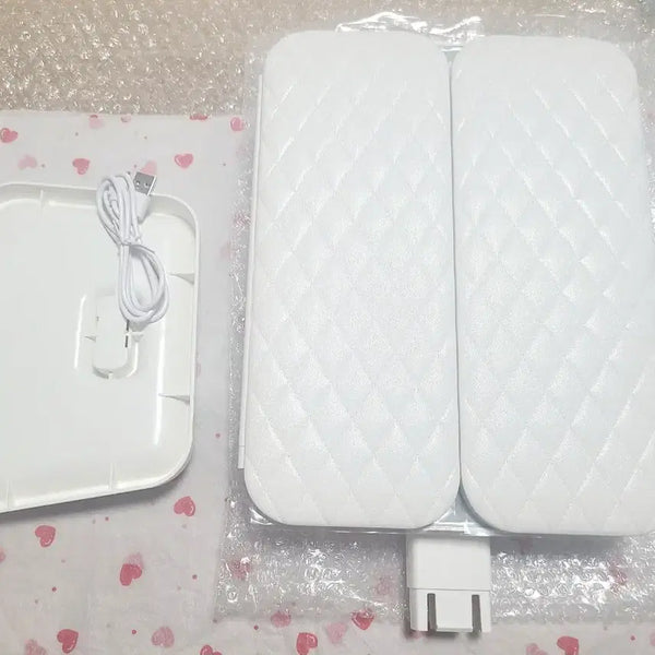[BUNJANG] LED Illuminated Makeup Mirror Magnifier Desk Mirror / Led 화장 거울 확대경 화장대 탁상 거울 뷰티 메이크업 충전식