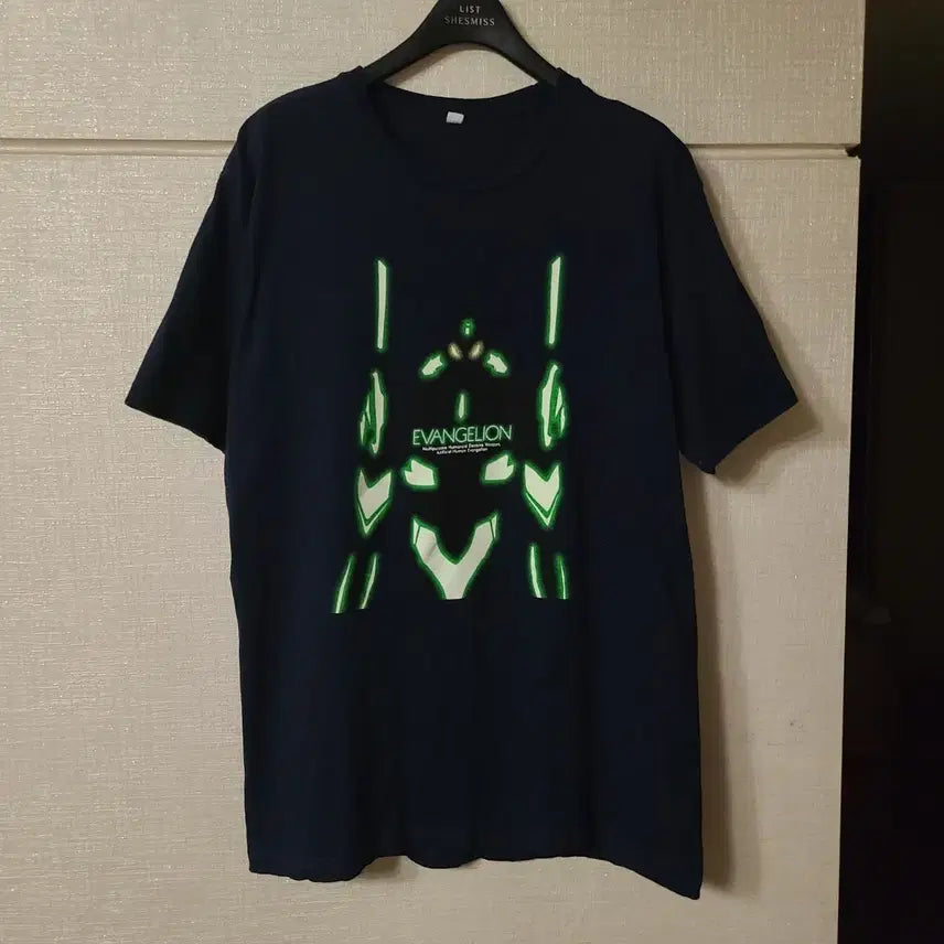 [BUNJANG] Vintage Evangelion Printing T-Shirt / 일본 빈티지 에반게리온 프린팅 반팔 티셔츠 오타쿠 애니 씹덕티 초호기
