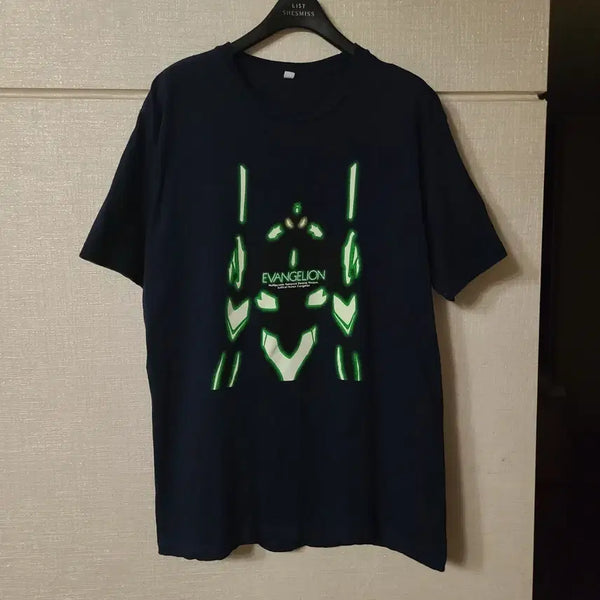 [BUNJANG] Vintage Evangelion Printing T-Shirt / 일본 빈티지 에반게리온 프린팅 반팔 티셔츠 오타쿠 애니 씹덕티 초호기