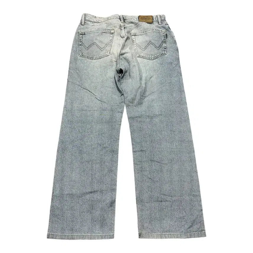 [BUNJANG] Edwin Wide Straight Denim Pants / (바배) 에드윈 와이드 스트레이트 데님 팬츠