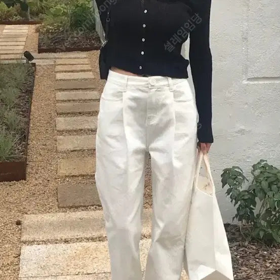 [BUNJANG] Coduy Pintuck Cotton Pants / 코드유 핀턱 코튼팬츠