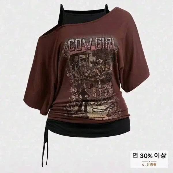 [BUNJANG] Off-Shoulder T-Shirt / 오프숄더 티셔츠 판매합니다