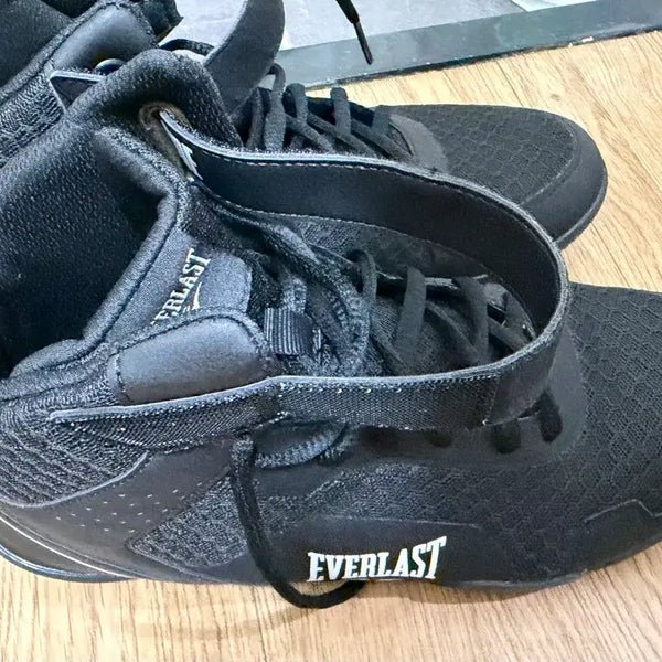 [BUNJANG] Everlast Core Boxing Shoes Black 250mm / 에버라스트 복싱화 core (250mm)