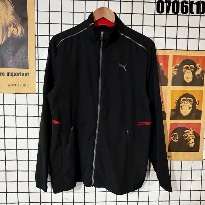 [BUNJANG] Puma Training Jacket Black M / 푸마 트레이닝 자켓 블랙 M