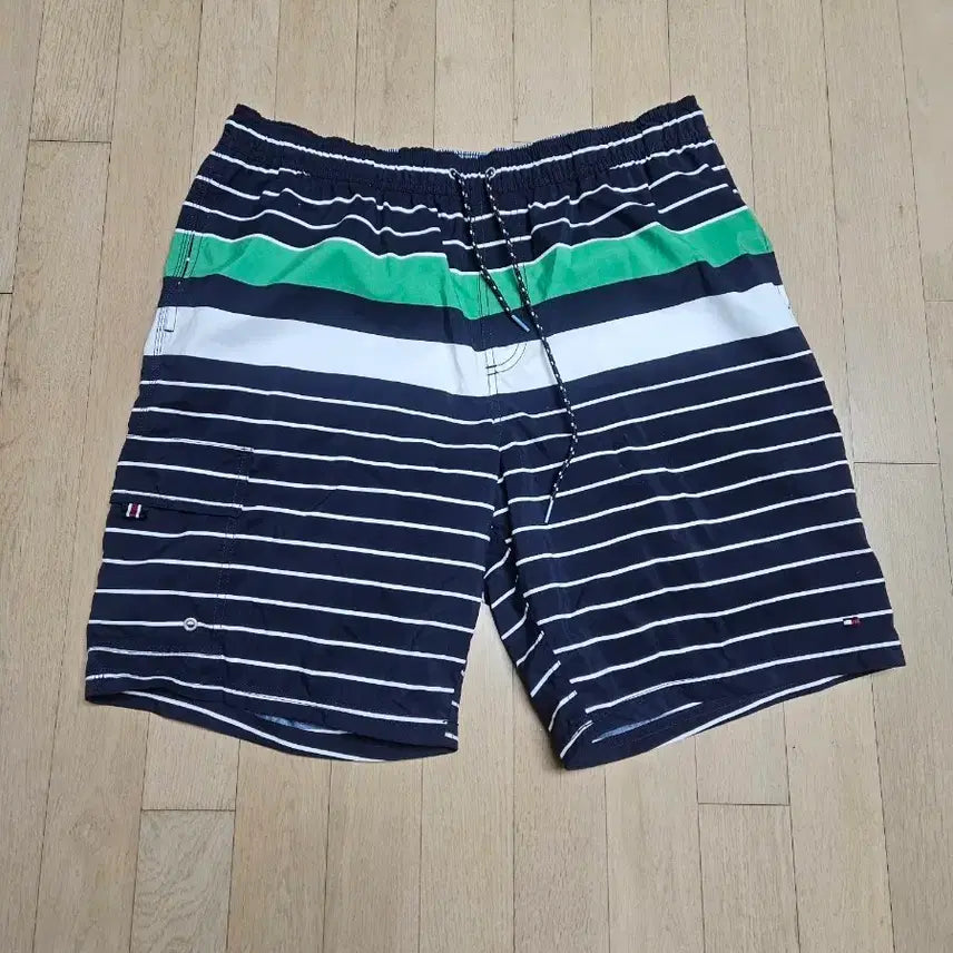 [BUNJANG] Tommy Hilfiger Men's Striped Swim Shorts XL / 타미힐피거 스트라이프 남성용수영복