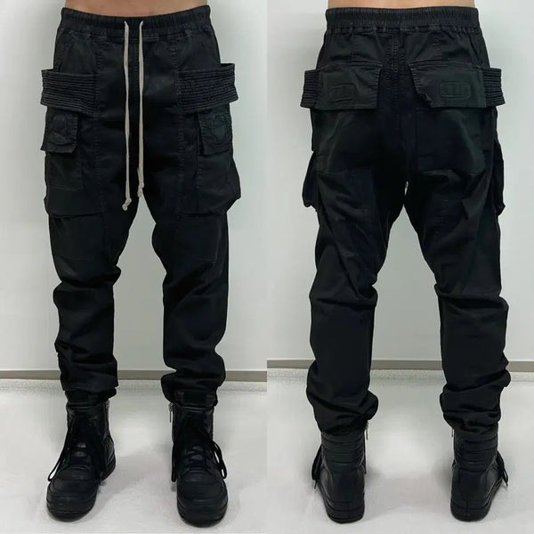 [BUNJANG] Rick Owens DRKSHDW 14SS Taekwondo Cargo Pants Black Mineral / 릭오웬스 14SS 다크쉐도우 태권도 카고 팬츠 블랙 미네랄